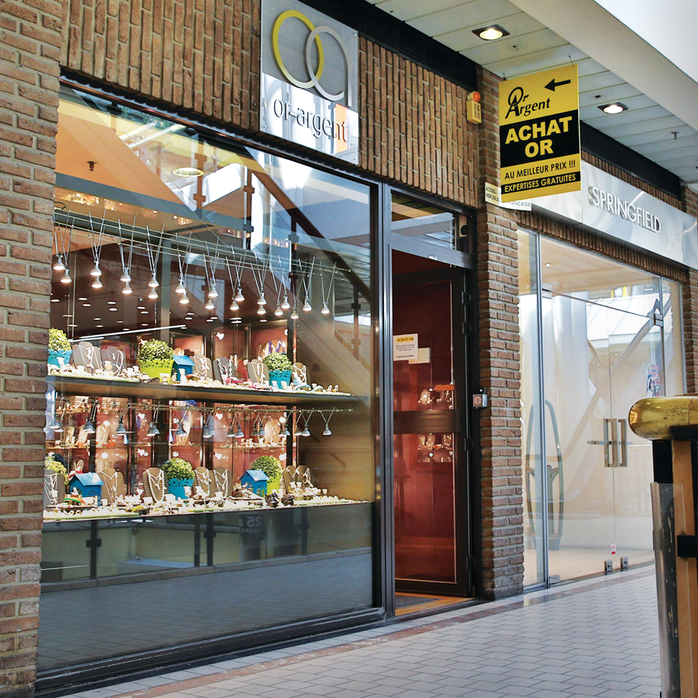 Photo extérieur de la bijouterie de Liège