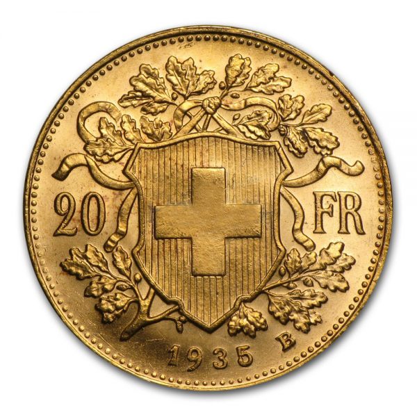 20 Francs Suisse en or