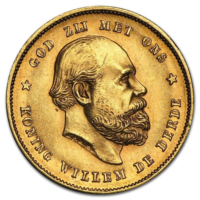 10 Florins Néerlandais  Pièce en or  Bijouteries Or & Argent