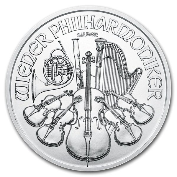 tube de pièce philharmonique argent