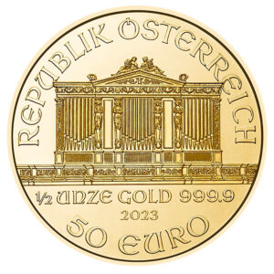 Photo de 1/2 once Philharmonique de Vienne - 50 euros - Pièce en or
