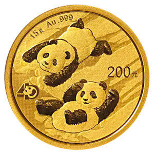 Photo de Panda chinois - 15 grammes - Pièce en or