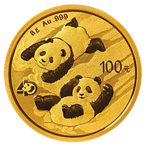 Photo de Panda chinois - 8 grammes - Pièce en or